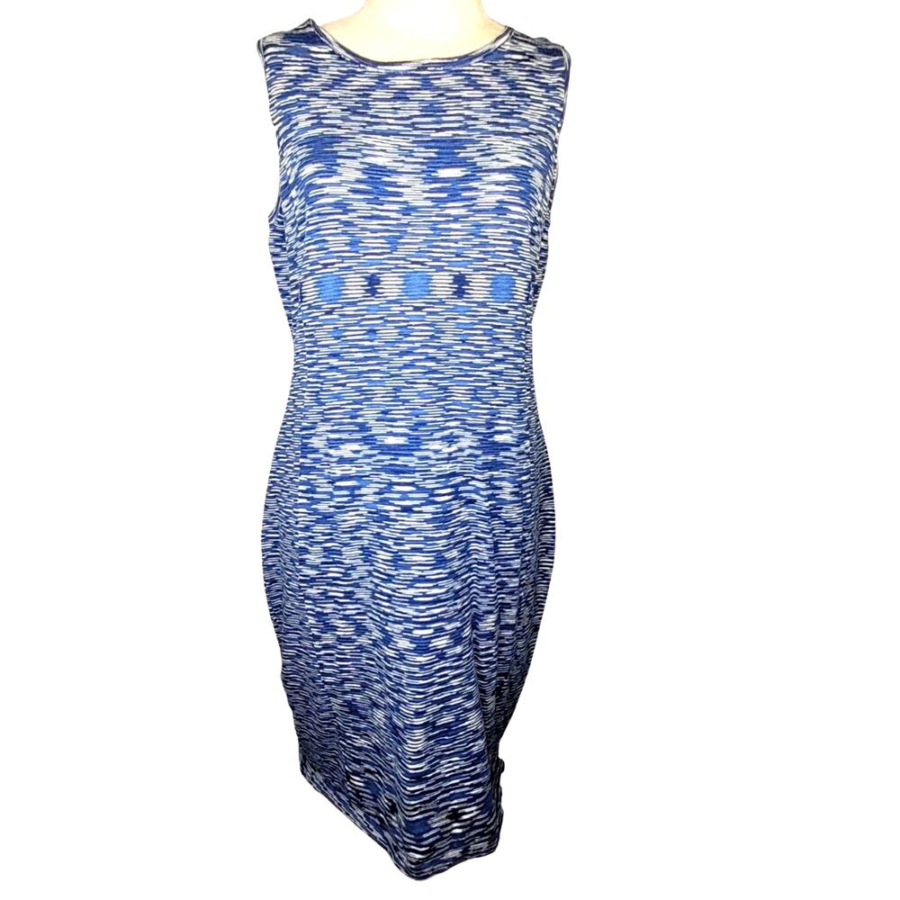 Calvin Klein Blue Bodycon Cocktail Dress Size Large